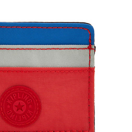 Sacs Kipling Cardy Card Holder Bleu Rouge | FR 1162YX